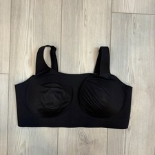 Evelyn Bobbie Structured Scoop Bra Black Wireless Seamless 2XL Womens