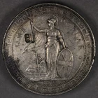 1901 Great Britain Silver Trade Dollar Chopmark