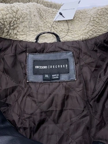 Decoded Leather Jacket/Xl/Leather/Blk// 3966 image 3