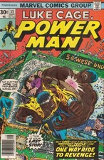 53734: Marvel Comics Group POWER MAN #35 VF Grade