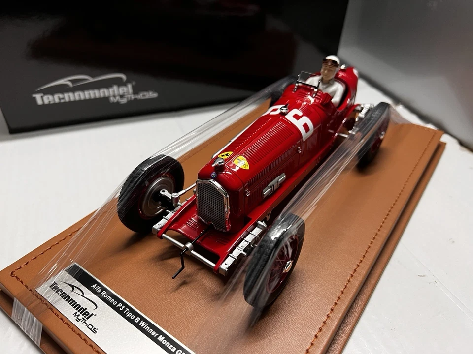 Alfa Romeo P3 Tipo B Monza GP Winner Rudolf Caracciola #6 1932 Tecnomodel 1/18 - Immagine 3 di 4