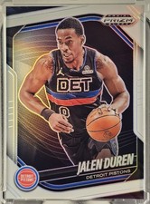 2024-25 Panini Prizm Black FOTL - Jalen Duren  #190 White Prizm /175