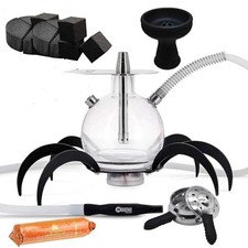 Pack chicha Oduman Spider N9 ECO + Chauffe Charbon + Foyer Silicone + Charbon a