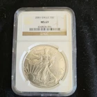 2001 American Silver Eagle Coin - NGC MS69
