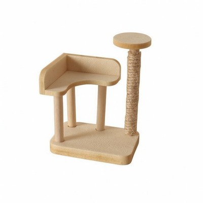 Miniatur Kratzbaum Deko Puppenhaus Katze Klettergerüst stabil