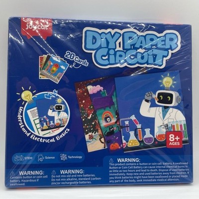 JoyCat DIY Paper Circuit Kit Stem Science Kids Electricity Fun Project Learn NWT