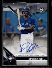 2021 Bowman Platinum #TOP-99 Dasan Brown Top Prospects Autographs