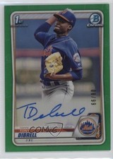 2020 Bowman Chrome Prospects Green Refractor 8/99 Tony Dibrell #CPA-TD Auto zi1