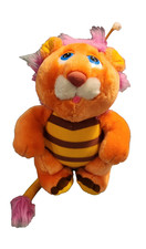 Hasbro Softies Wuzzles Bumblelion Plush 1984 Vintage Orange Pink B1