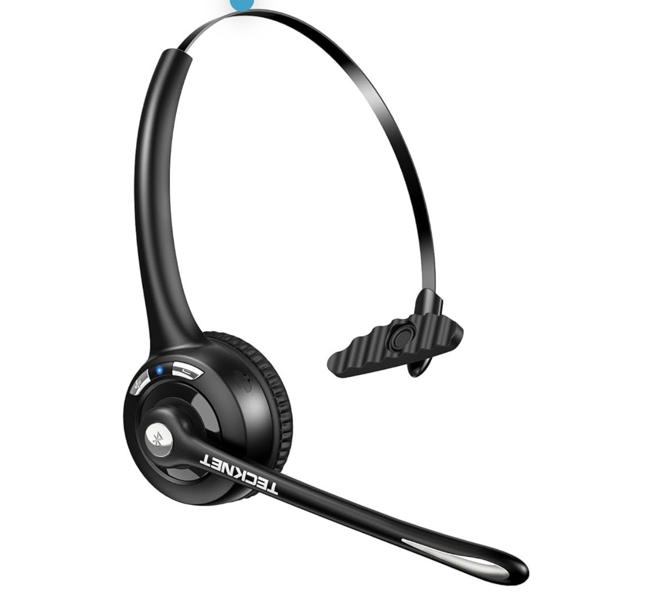 TECKNET Bluetooth Headset, Wireless Headset with Noise Canceling Microphone