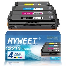 C3210 Toner 4PK BK/C/M/Y with Chip Compatible with lexmark mc3224 C3224 MC3426