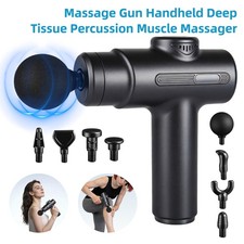 Massage Gun Deep Tissue 8 Interchangeable Heads Body Massager for Pain Relief US