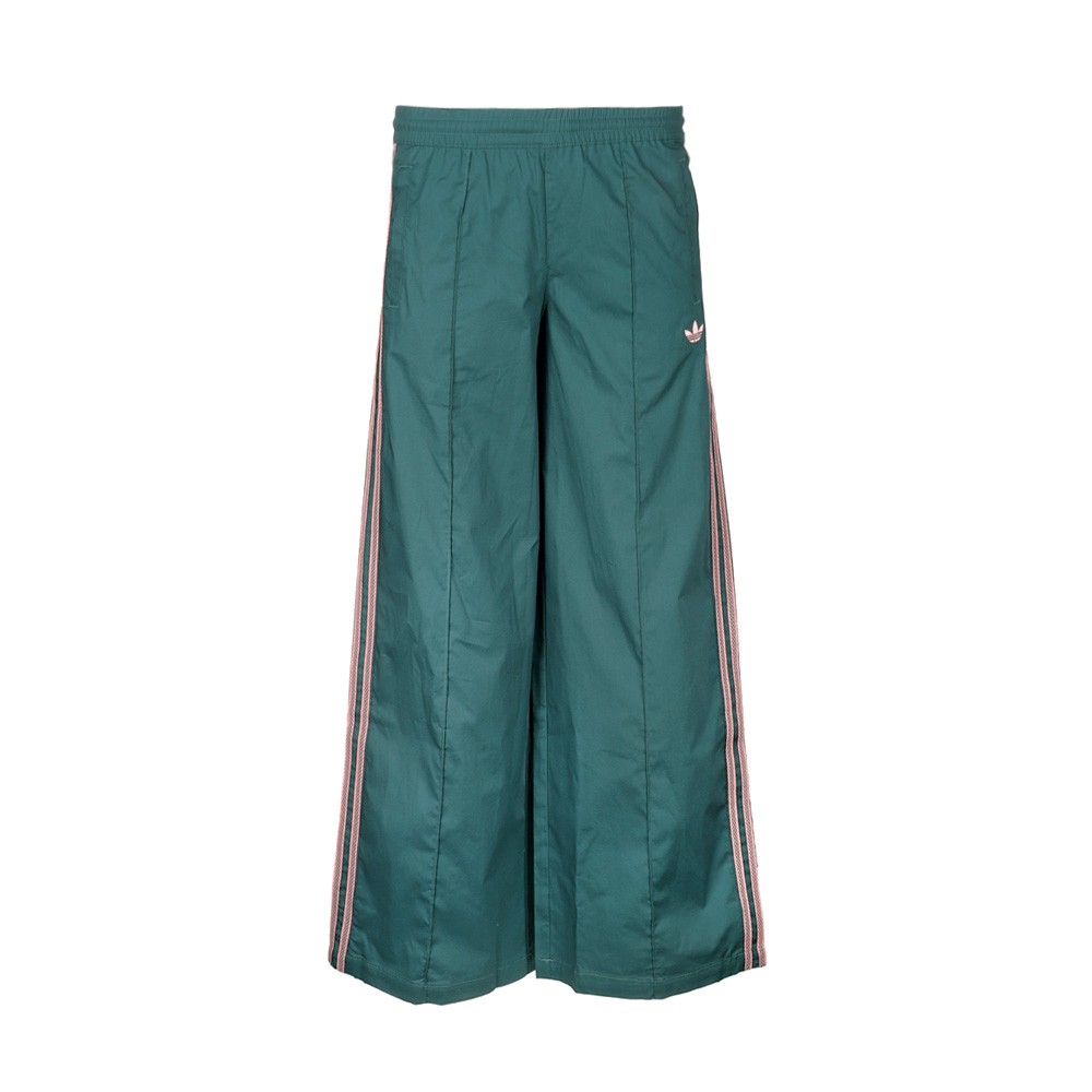 adidas Summer Glow Wide Leg Pants Womens Green Casual Athletic Bottoms KC0677