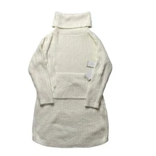 NWT Softies Marshmallow Slouch Turtleneck Lounger Dress Sz S/M Comfy Cozy Soft