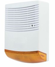 Dummy Burglar Alarm Box Battery Powered Dummy Alarm Siren Flashing LED