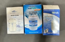 Eco Aqua Glacier Fresh & Golden Ice Pure Water Filters for GE Refrigerators NEW