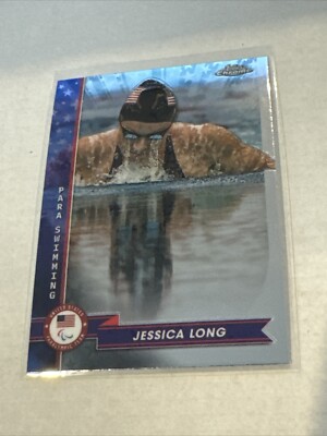 2024 Topps Chrome US Olympics Jessica Long Base NM