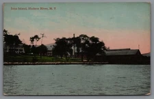Postcard NY Iona Islands Hudson River New York A12