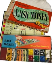 1956 EASY MONEY Board Game REPLACEMENT PIECES Milton Bradley Co VINTAGE