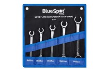 5PC Flare Nut Wrench Open Ended Brake Pipe Spanner Set 9x11,10x12,13x14,15x17,19