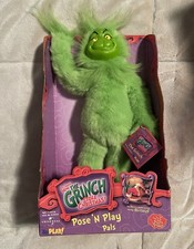 Dr Seuss How The Grinch Stole Christmas Pose N Play Pals Plush Doll