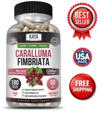 Caralluma Fimbriata 180ct 1200mg High Potency Aids Weight Loss Appetite Control