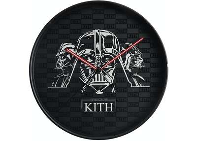 Kith x STAR WARS Darth Vader Wall Clock Black | eBay