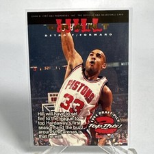 Grant Hill Anfernee Hardaway 1994-95 NBA Hoops Rookie Card #423 Pistons Magic NM. rookie card picture