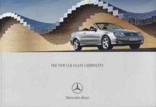 Catalogue Brochure Mercedes CLK Cabriolet W209 01/2003 Anglais / English