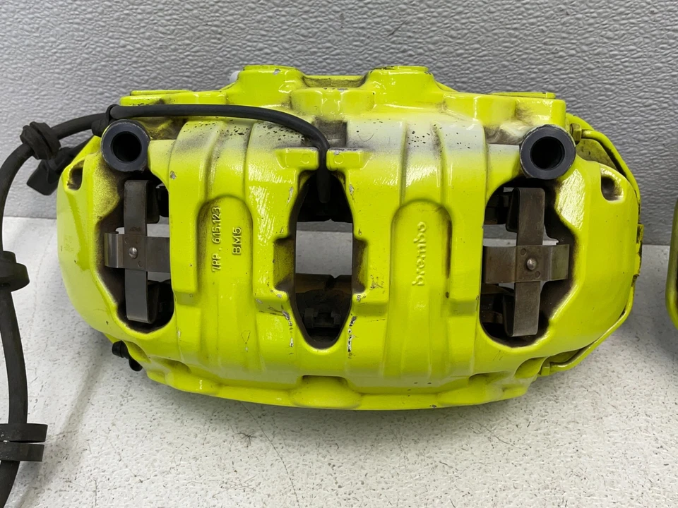 15 16 17 Porsche Macan Front Rear Brembo Brake Caliper Set Green 1568 OEM - Image 2 of 4