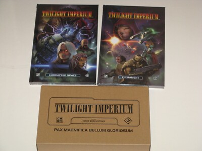 Twilight Imperium Comic Book Extras 2 graphic novels+minis CMON