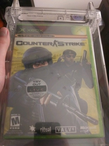 OG Xbox 🔥 USA 1st Print 🔥 Counter Strike 🔥 WATA 9.6 A Game (Not VGA CGC UKG) - Picture 2 of 6