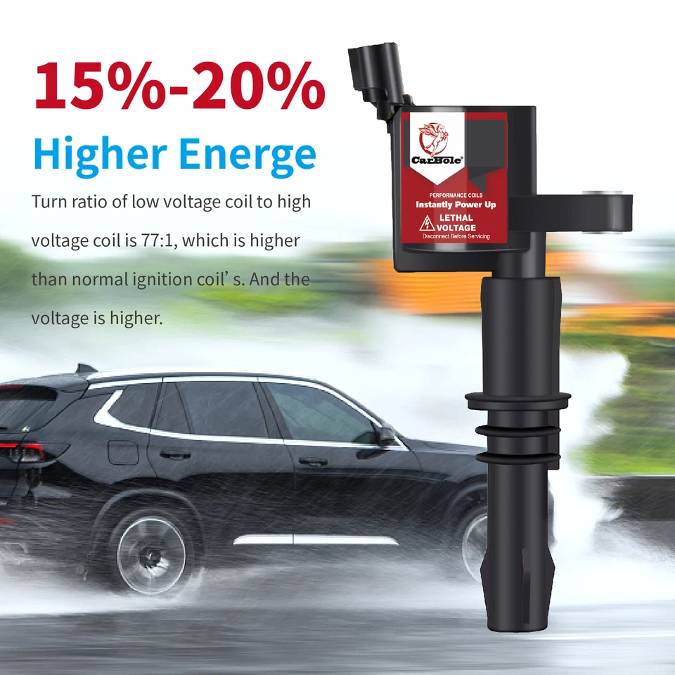 Paquete de bobinas de encendido juego de 8 bujías para Ford Explorer 2006 2007 2008 4,6 V8 Foto 3 de 4