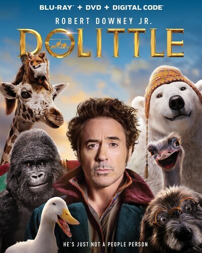 Dolittle (Blu-ray DVD Digital, 2020) Brand New