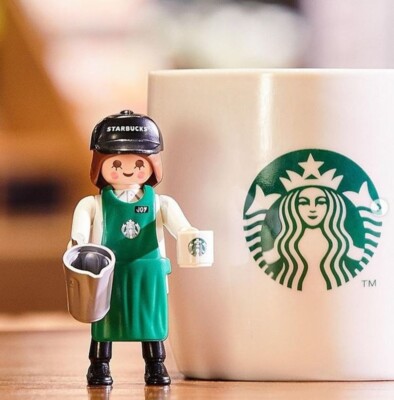 STARBUCKS Korea x PLAYMOBIL Starbucks Partner Barista Joy Figure