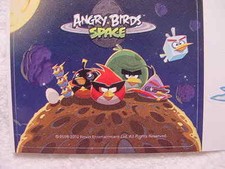 30 ANGRY BIRD SPACE Stickers 3 ea of 10 designs gifts parties scrapbook