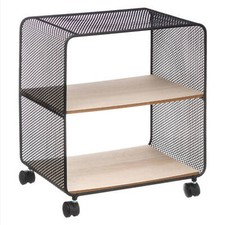 Regal auf Rollen SOUTH BAY, 2 Ablagen, durchbrochene Konstruktion