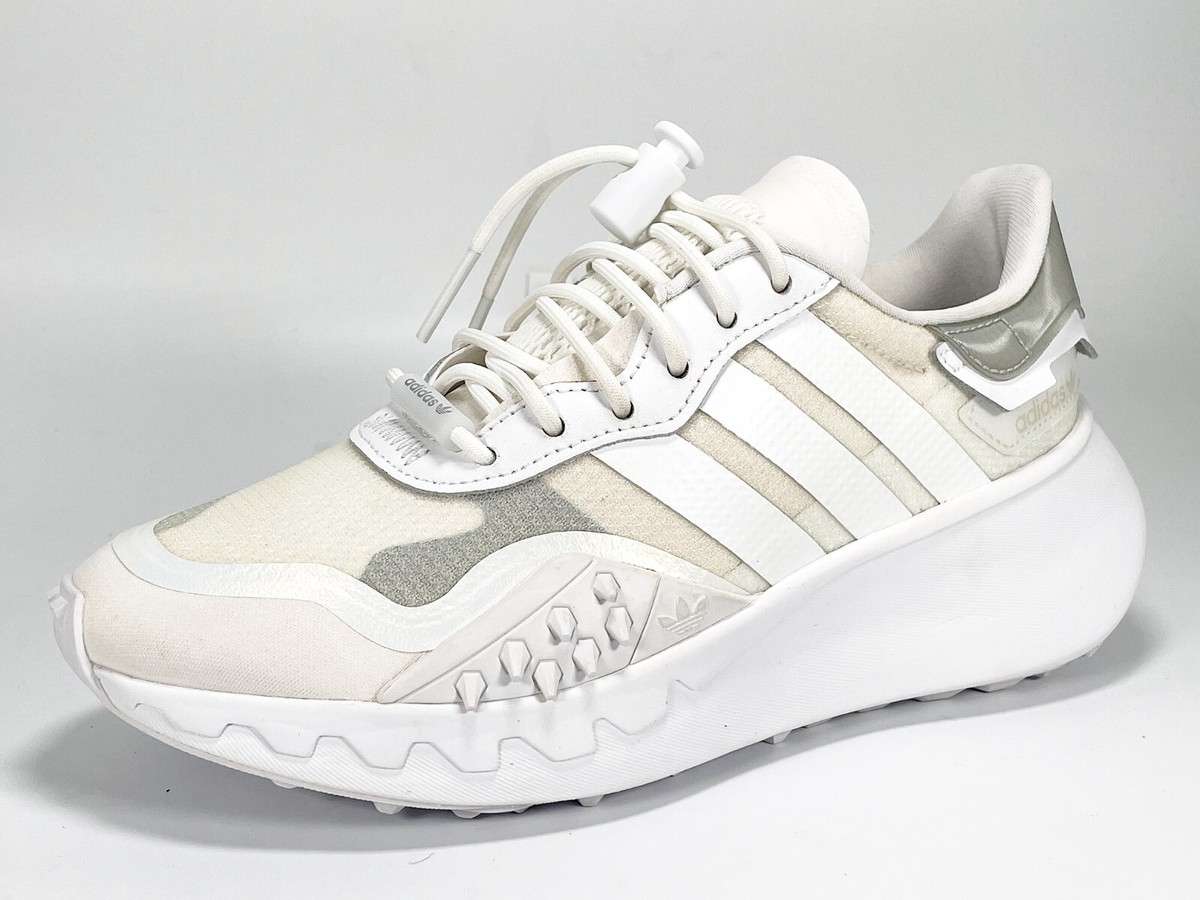 RRP £90 Brand New Adidas Choigo Women's White/Silver Trainers Size