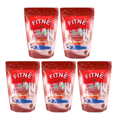 5 x FITNE Slimming Herbal Tea Infusion Detox Diet Weight Loss Management 20 bags