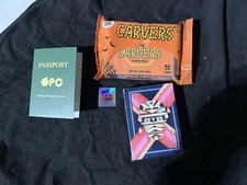 Carvers V2 Pumpkin Playing Cards New & Sealed Riffle Shuffle OPC And Extras