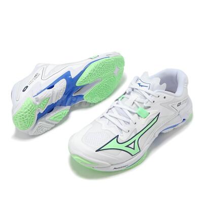 山水121 Mizuno Wave Lightning Z8 Wide White Green Men Unisex