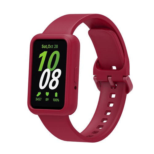 For Samsung Galaxy Fit 3 Silicone Band + Case Sport Strap Protective Cover Case - 第 17/22 張圖片