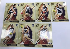 2009 Select AFL Pinnacle Card Series All Australia Team GEELONG MASTER SET (7)