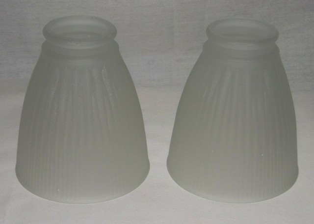 Ceiling Fan Globes Set Of 2 White Harbor Breeze Frosted Glass