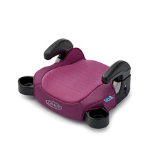 Turbobooster 2.0 Backless Booster Car Seat, Trisha, Easy to Clean with Halfway C