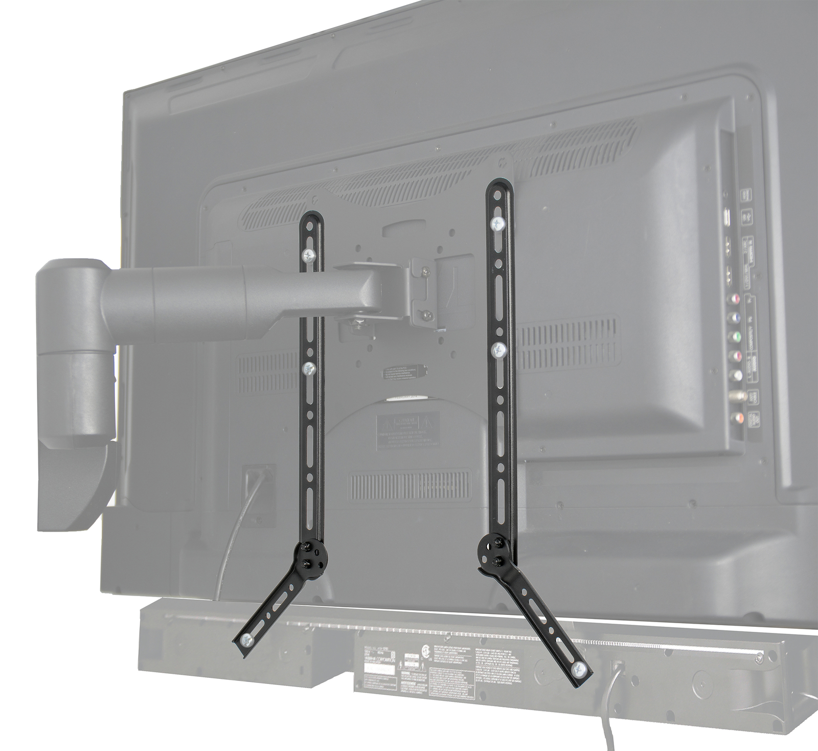 VIVO Universal Sound Bar Bracket Mount Below Wall Mounted TV