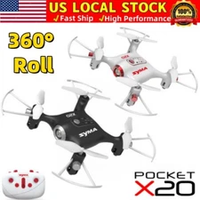 Syma X20 Mini Drone RC Nano Quadcopter w/ Auto Hovering 3D Flip Toy Gift for Kid