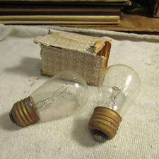 Vintage Westinghouse Projector Projection Lamp Bulb 10W 120v Screw Base 2 NOS
