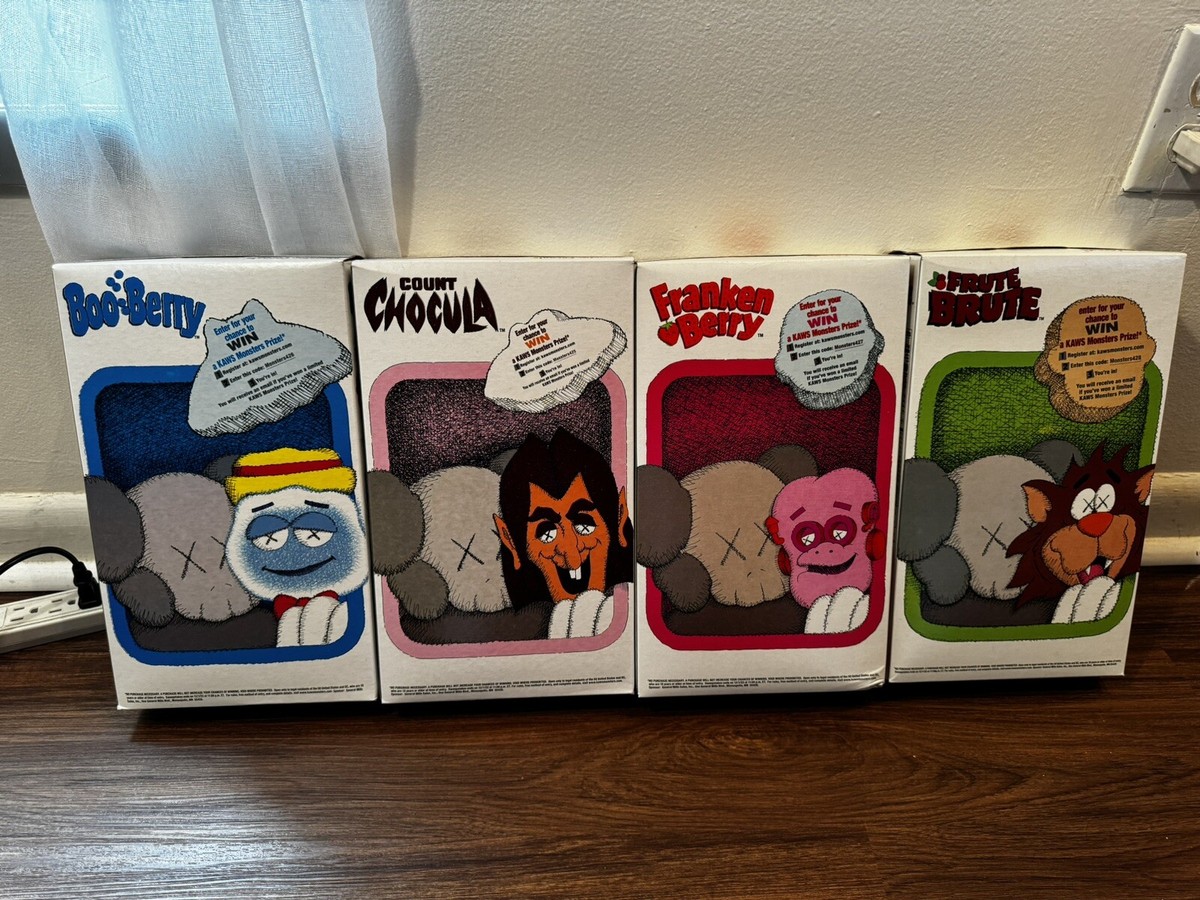 「COUNT CHOCULA (KAWS VERSION)」 KAWS | Limited edition KAWS x Count Chocula cereal box in original