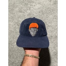 Vintage Nike Dennis Rodman Orange Hair 90s 3D Textured Hat RARE